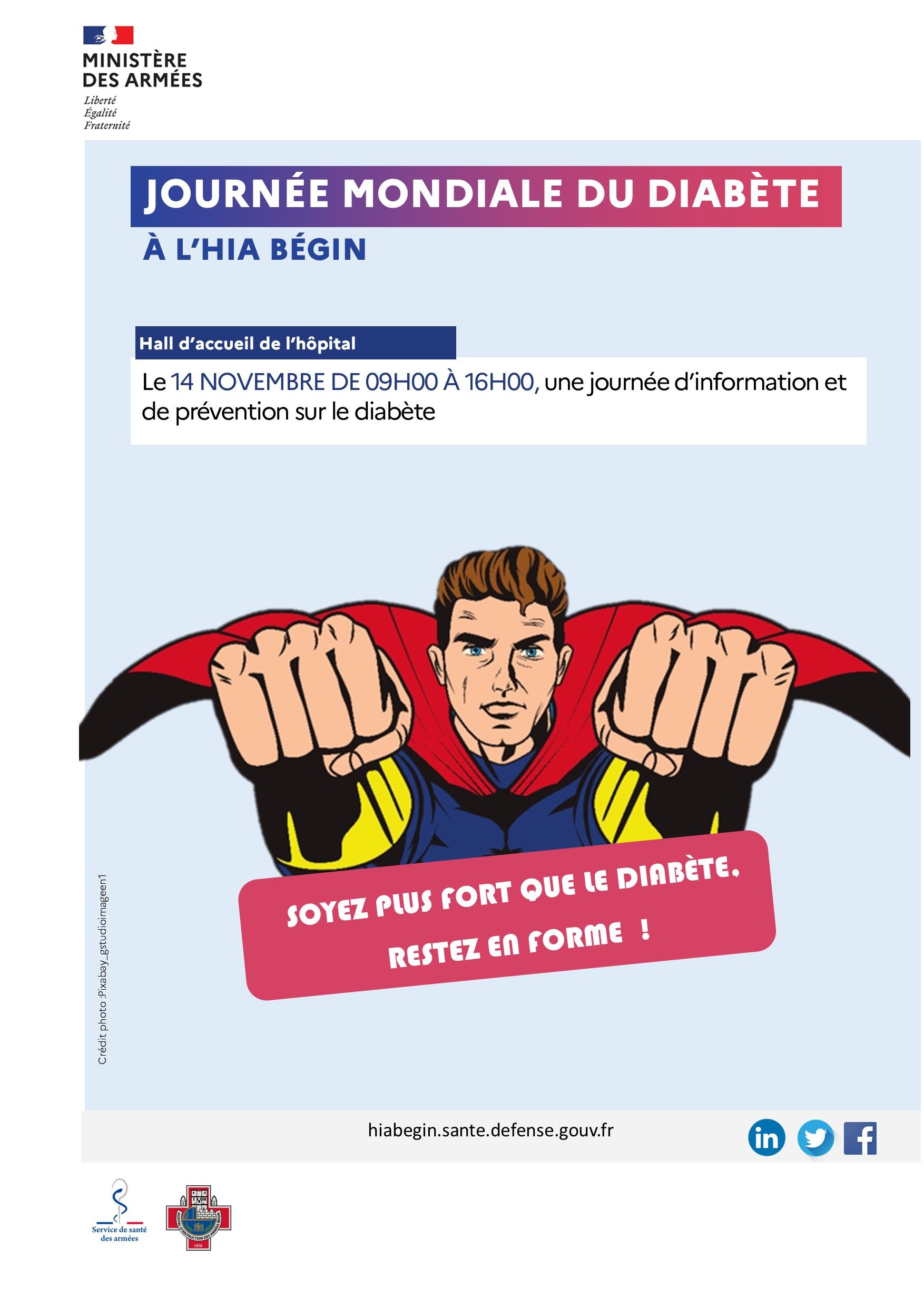 Le 14 novembre 2022, journée mondiale du diabète - Hôpital National d ...